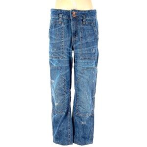 Anthropologie The Wanderer Mid Rise Relaxed- Leg Jeans by Pilcro